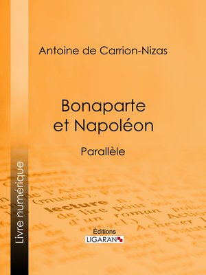 cover image of Bonaparte et Napoléon